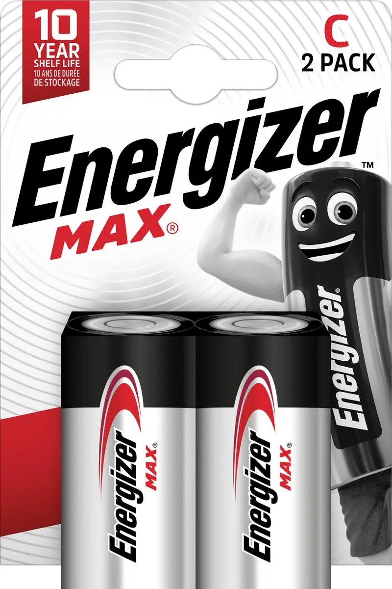 Energizer Alkaline Batterij C 1.5 V Max 2-Blister