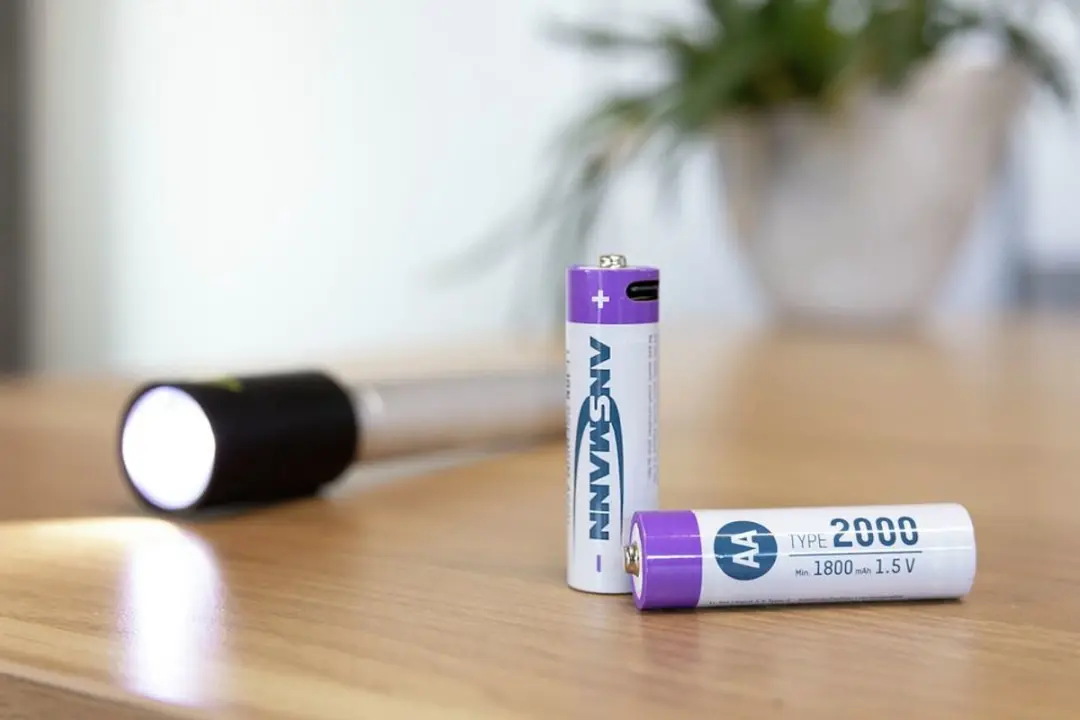 Ansmann Oplaadbaar Bat AA Li-ion 1800mAh USB-C - 1 Stuk - afbeelding 3 van 6