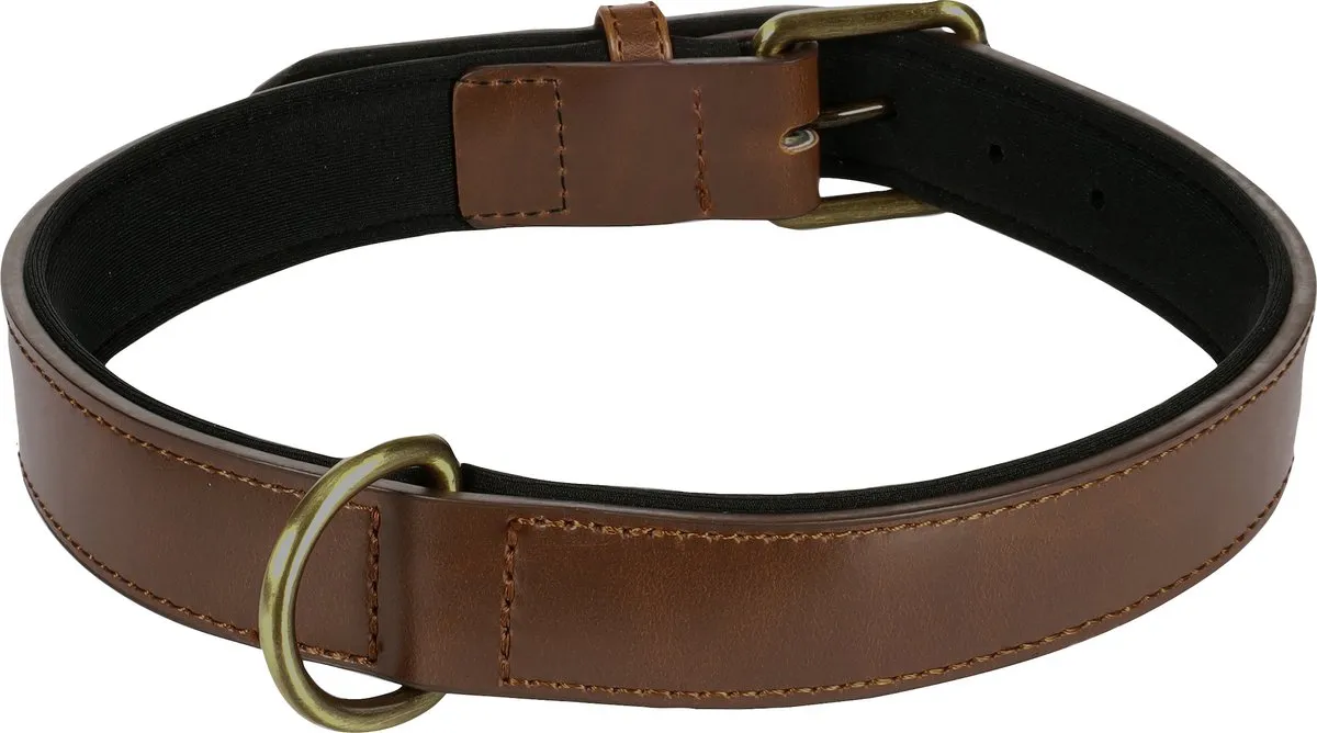 Flamingo Lyabo Bruin Hond Halsband - XXL 52-62cm
