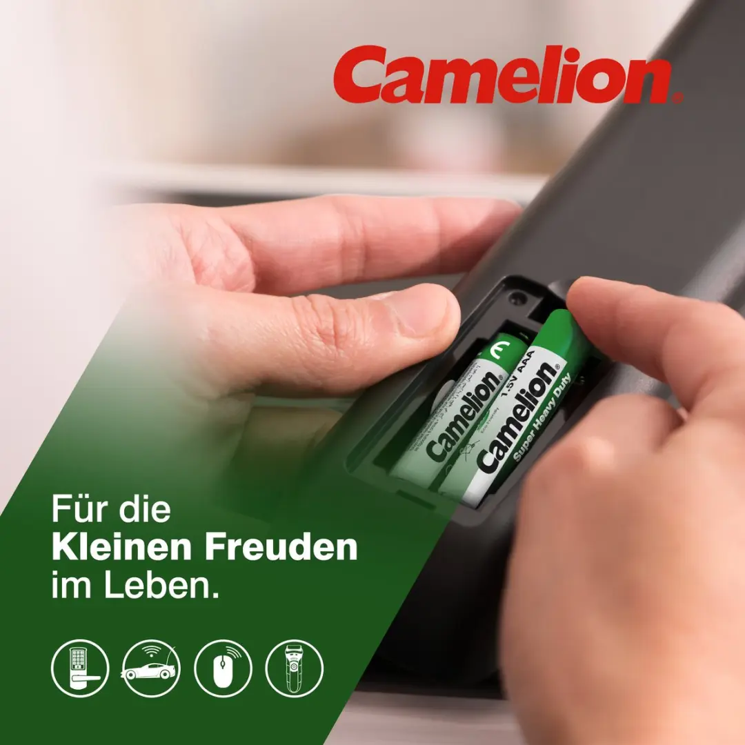 Camelion Green Zinc AAA Batterijen - 12 Stuks - afbeelding 4 van 6
