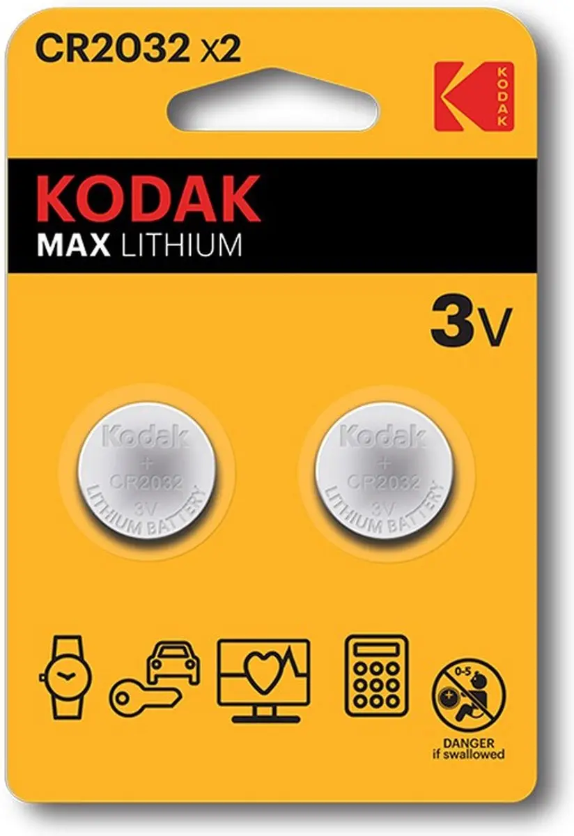 Kodak CR2032 Lithium Knoopcel