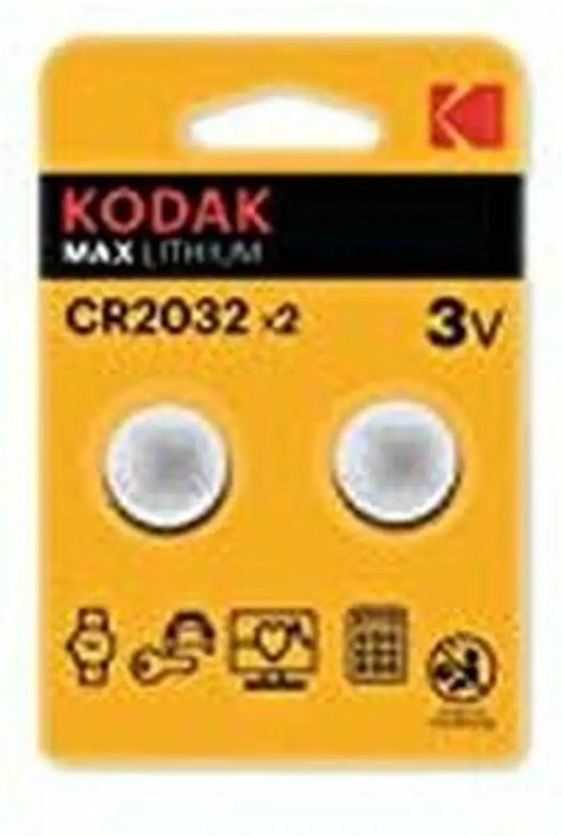 Kodak CR2032 Lithium Knoopcel - 2 Stuks - afbeelding 3 van 3