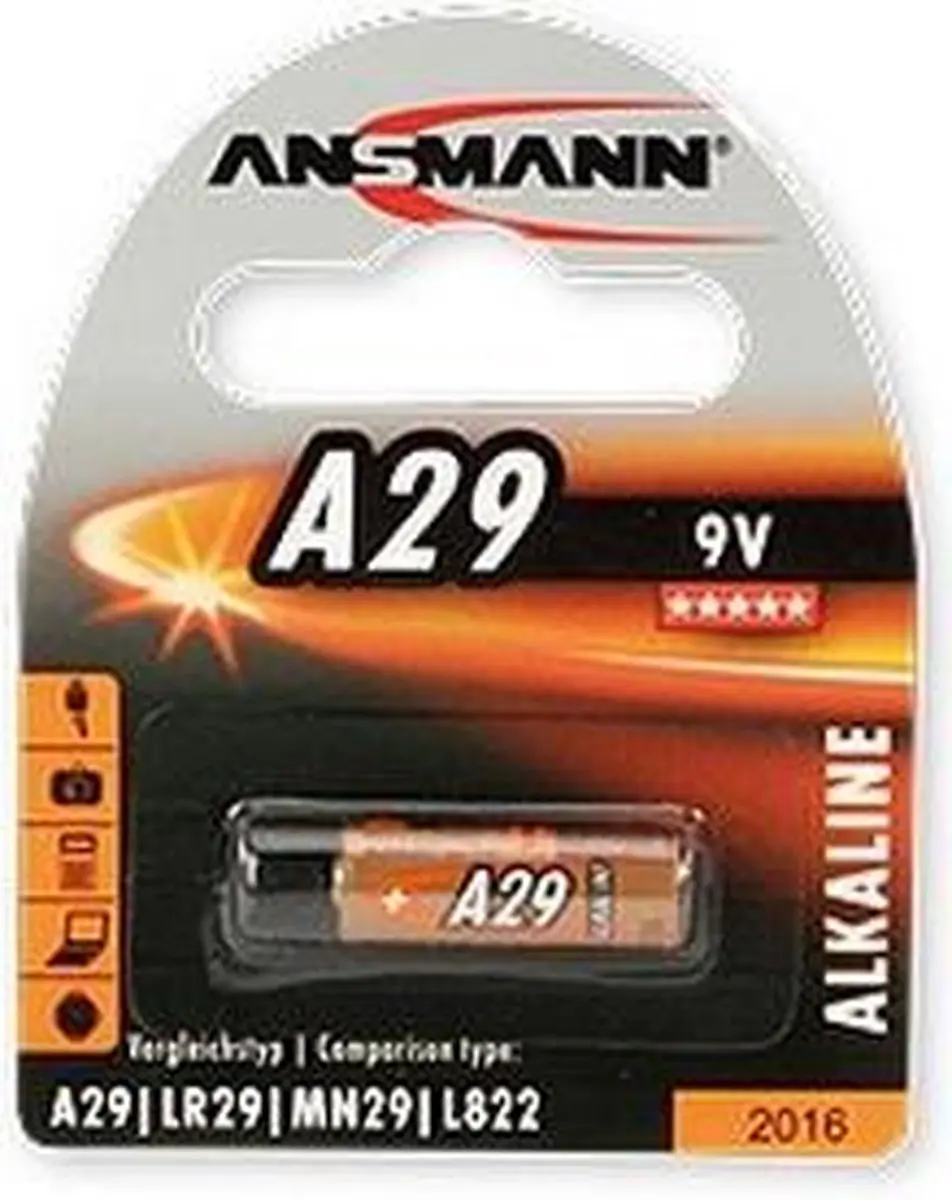 Ansmann 9V A29 Batterij