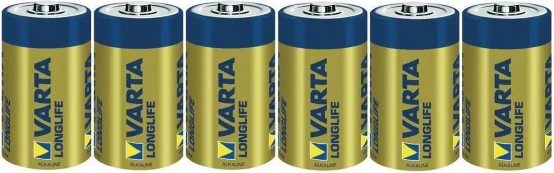 Varta LongLife D Alkaline Batterij - 6 Stuks - afbeelding 2 van 3
