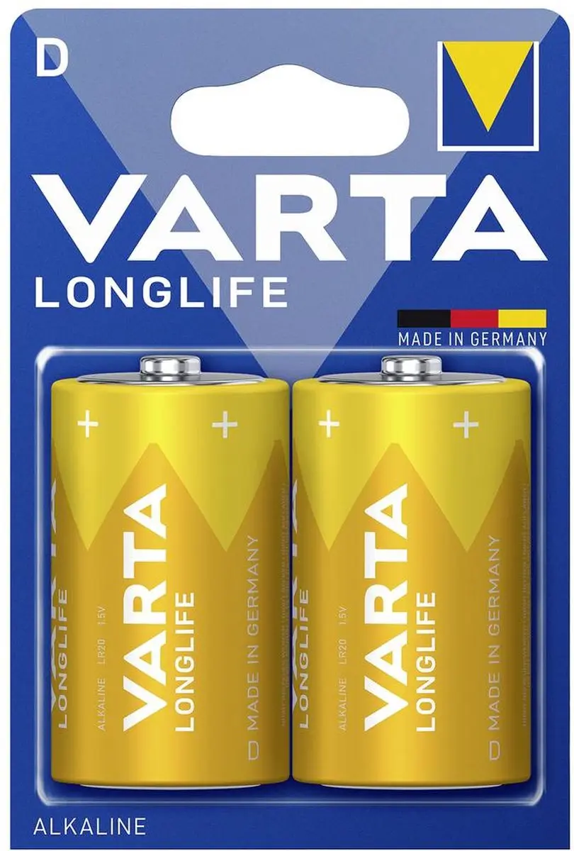 Varta LongLife D Alkaline Batterij - 6 Stuks - afbeelding 3 van 3