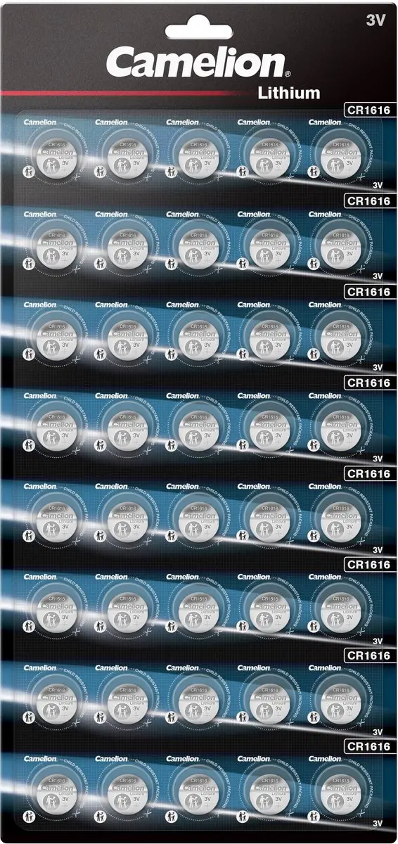 Camelion Lithium CR1616 3V blister 40