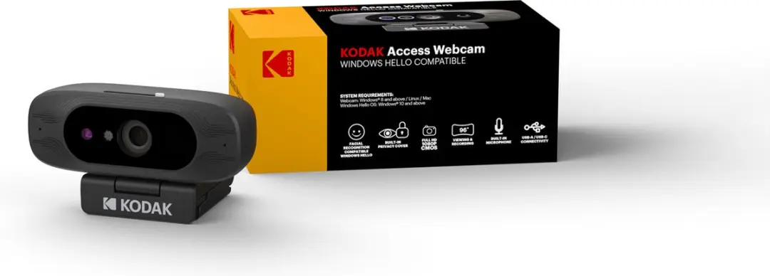 Kodak Webcam Access 5 Mpx - Zwart - afbeelding 6 van 6