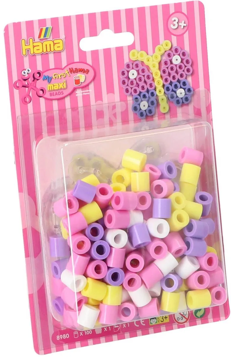Hama Strijkkralen Maxi 100 Stuks - Transparant