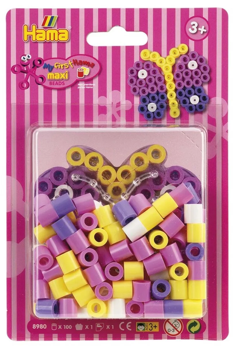 Hama Strijkkralen Maxi 100 Stuks - Transparant