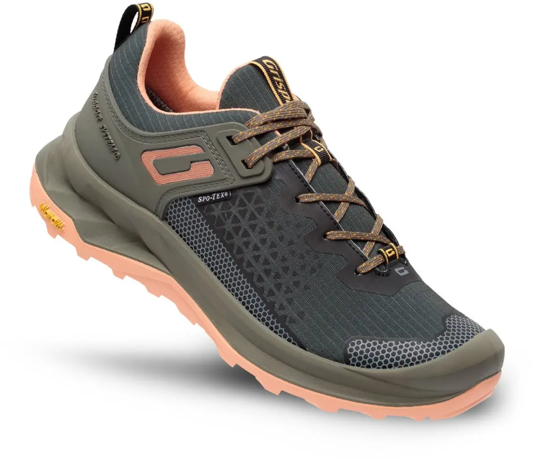 Grisport Explorer low groen roze wandelschoenen uni (15401-176)