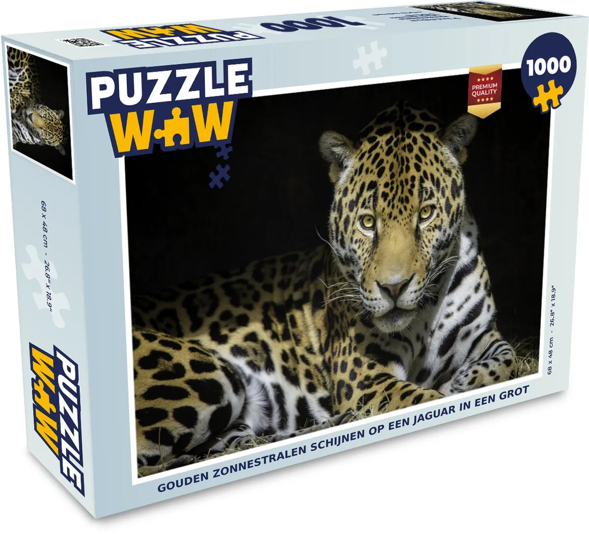 PuzzleWow Jaguar Legpuzzel 1000 Stuks