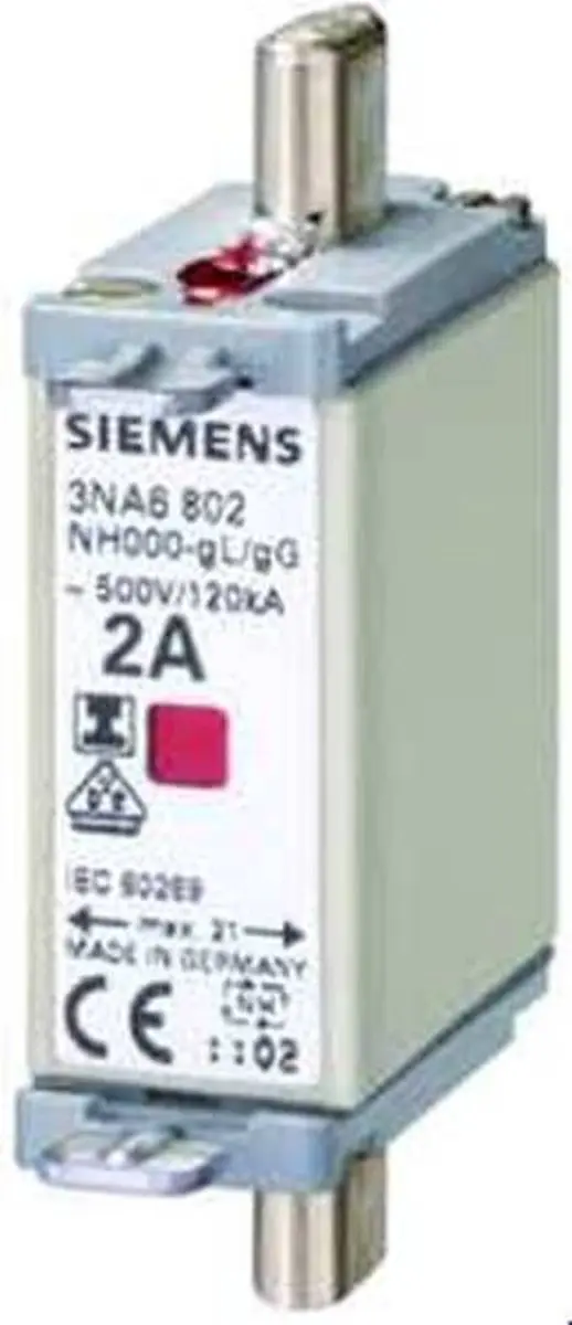 Siemens 3NA6824 Zekeringsinzetstuk 000 80A - 3 Stuks - afbeelding 4 van 4