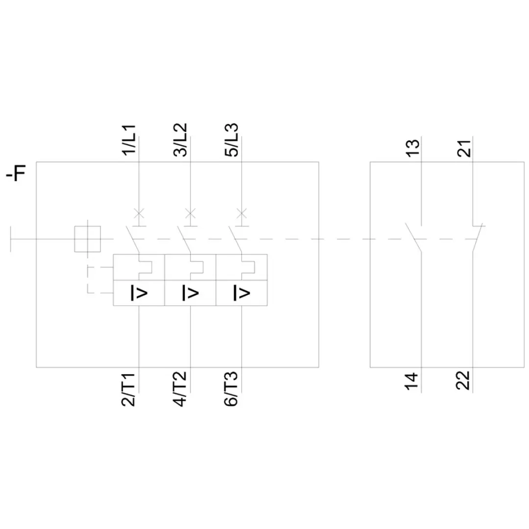 Siemens 3RV2011-1CA15 Vermogensschakelaar 1.8-2.5A - afbeelding 6 van 6