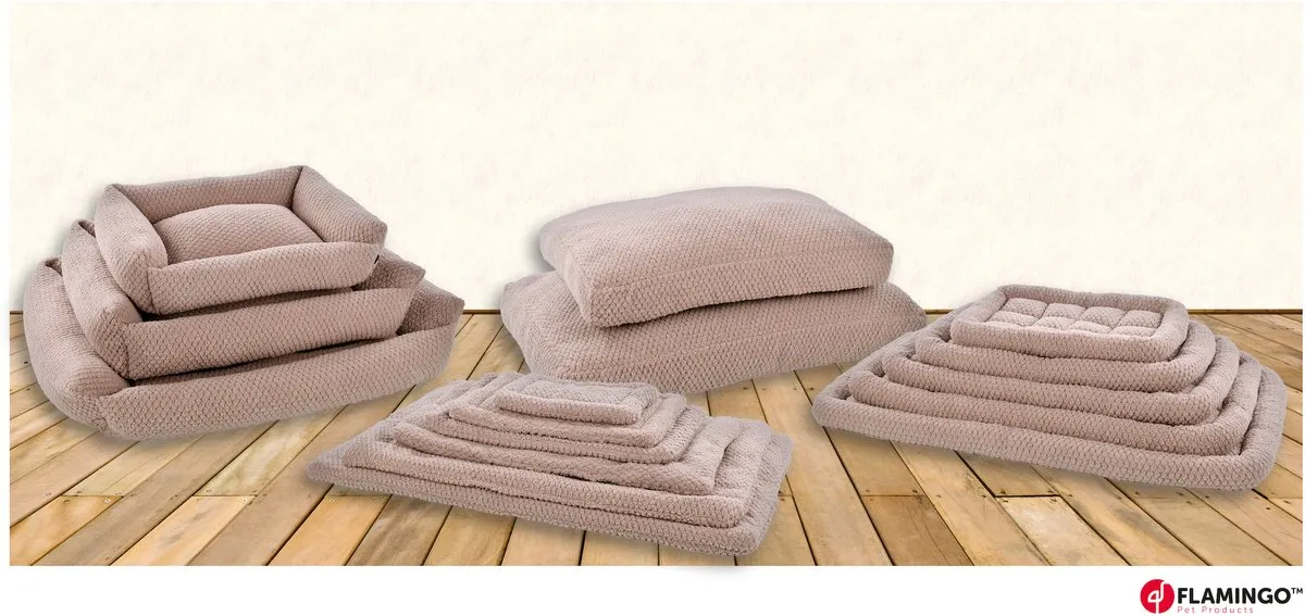 Flamingo Benchkussen 116x69cm Taupe - afbeelding 6 van 6