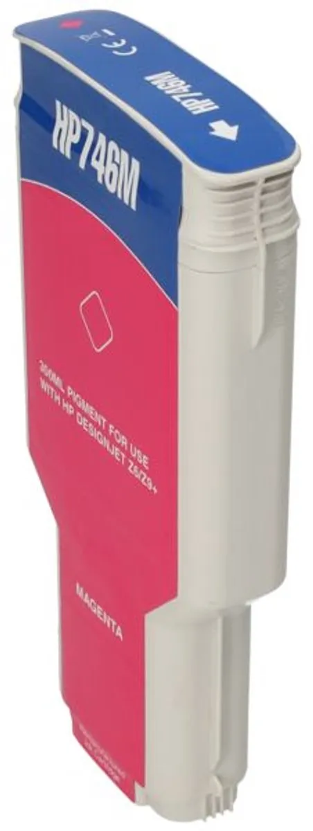 PrintAbout Inktcartridge P2V78A Magenta - 300ml - o.a. HP DesignJet