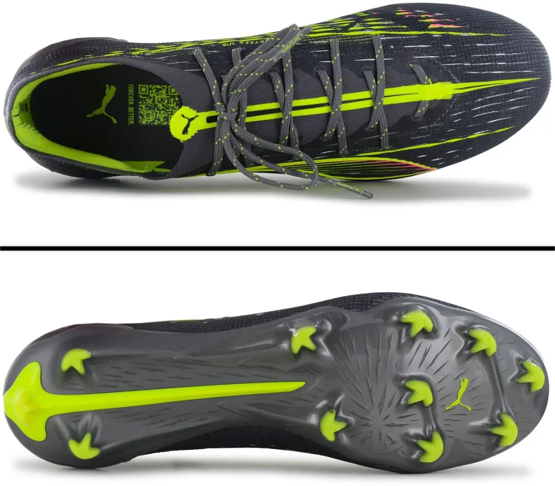 Puma Ultra 5 Ultimate FG Heren Voetbalschoenen - Zwart - Maat 43 - afbeelding 5 van 6