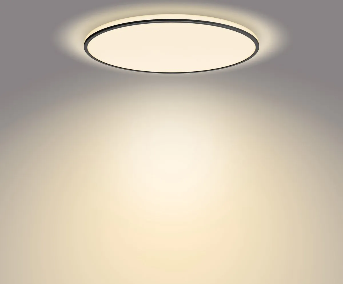 Philips Ozziet Plafondlamp 36W - Ø50cm - Zwart