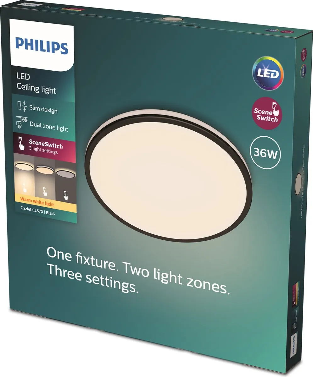Philips Ozziet Plafondlamp 36W