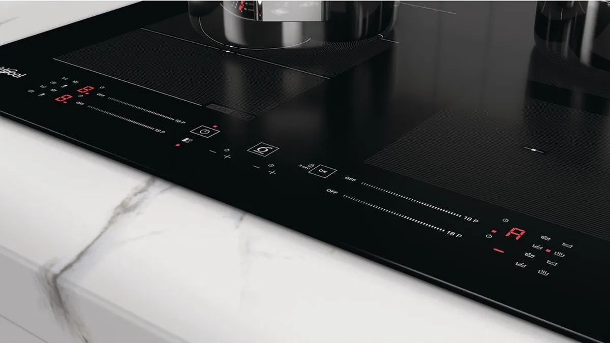 Whirlpool WF S7560 NE Inductiekookplaat 4 Zones - Zwart