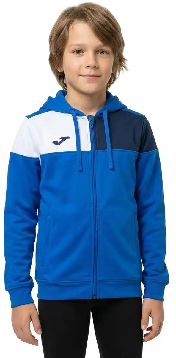 Joma Crew V Kinderhoodie 128 Royal/Navy - afbeelding 3 van 3