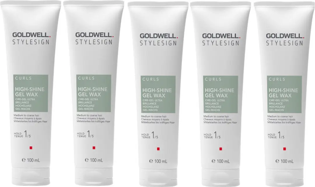 5x Goldwell StyleSign High-Shine Gel Wax 100ml