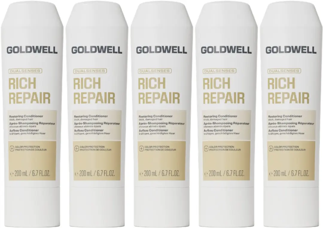 5X Goldwell Dualsenses Rich Repair Restoring Condtioner 200ml