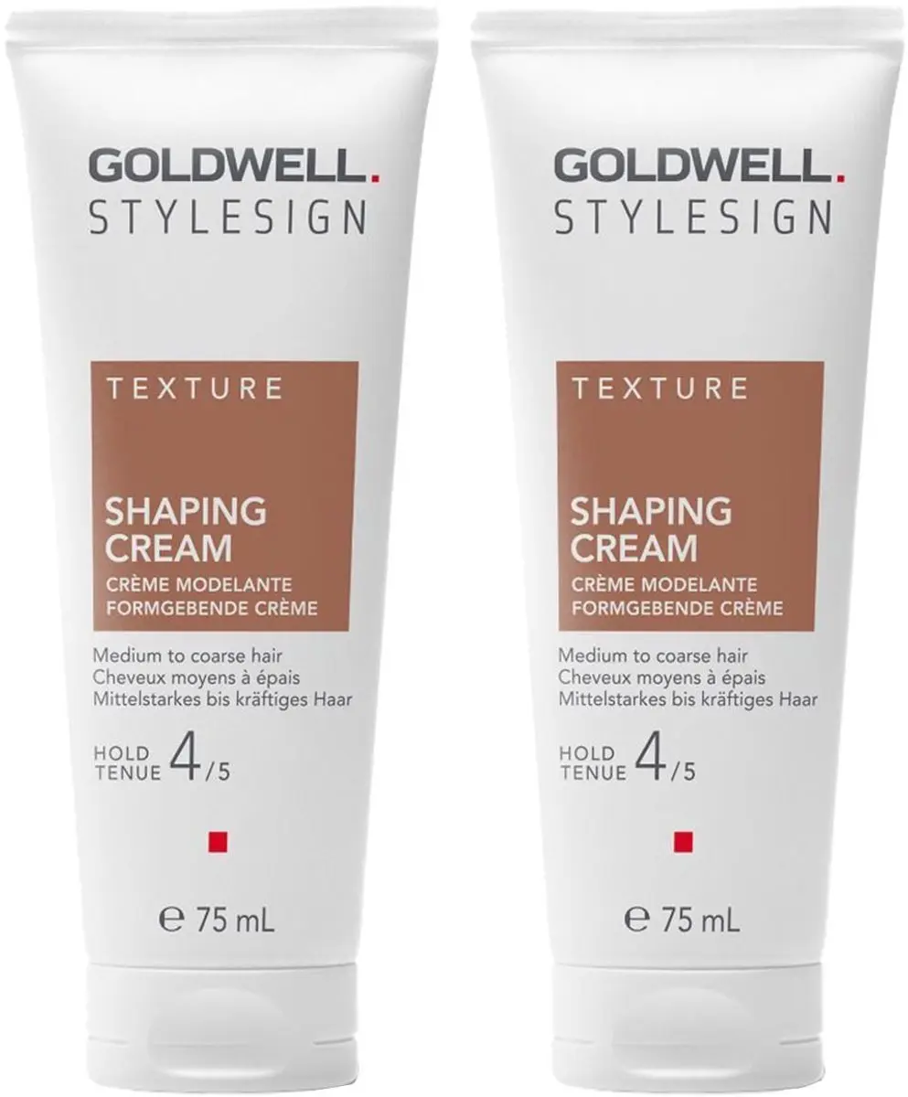 2x Goldwell StyleSign Texture Shaping Cream 75ml