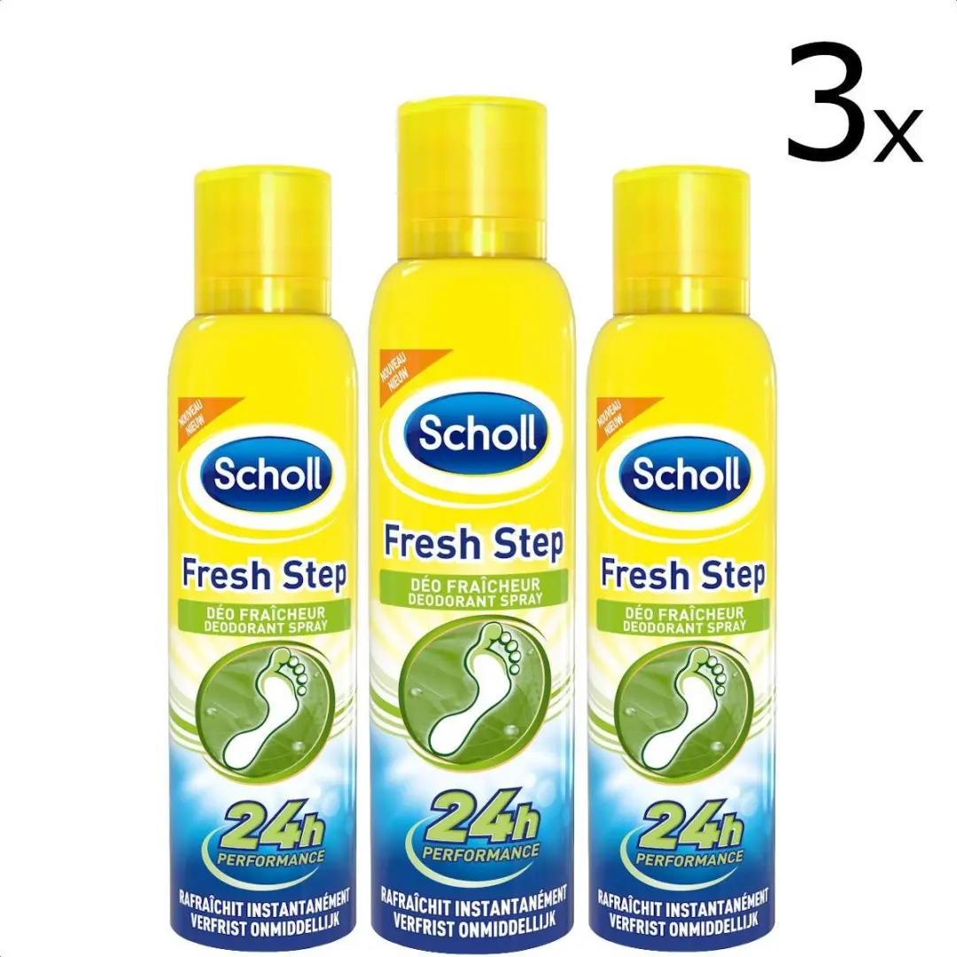 Scholl Fresh Step Anti Transpiratie Spray Voetdeodorant