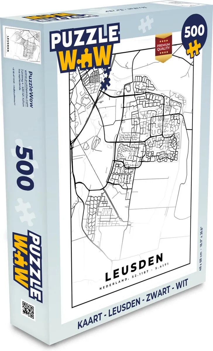 PuzzleWow Leusden Legpuzzel 500 Stuks