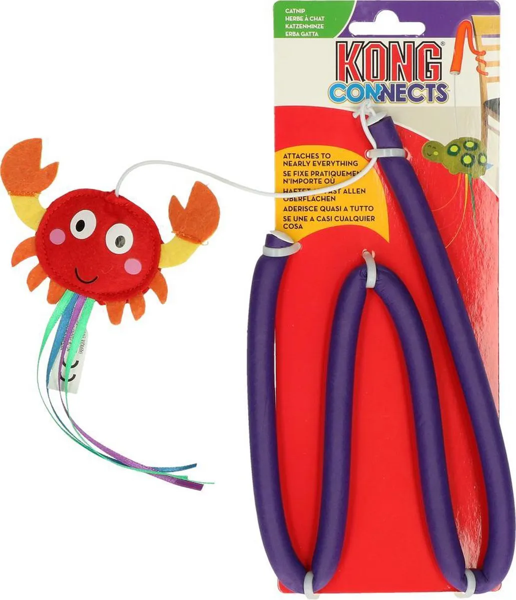KONG Connects Benderz Crab Katenspeelgoed - Oranje