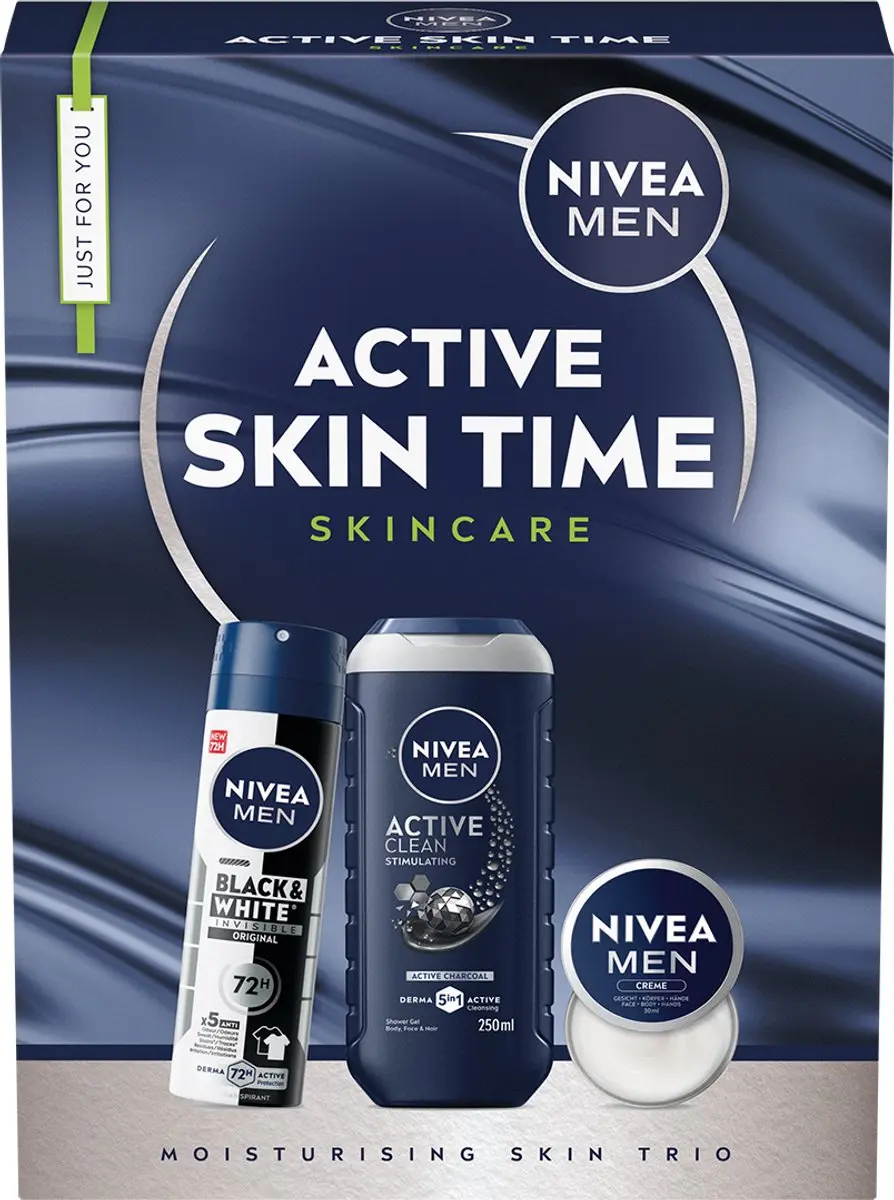 NIVEA Men Active Skin Time Geschenkset