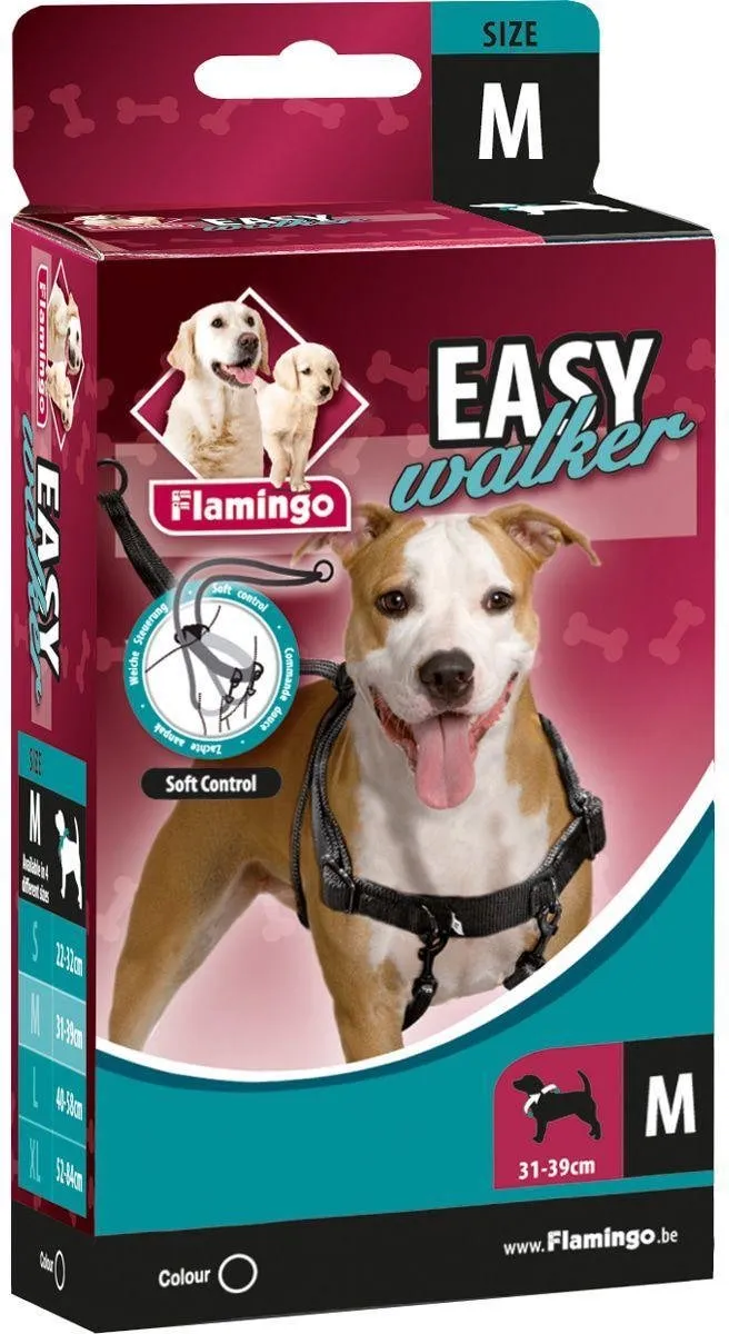 Flamingo Easy Walker Hondentuigje M - Zwart