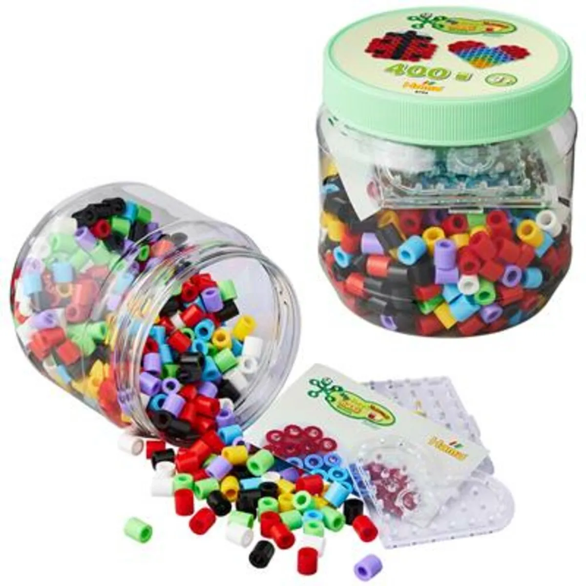 Hama 8792 Kralen Emmer - 400 Stuks - 9 Kleuren - Multicolor