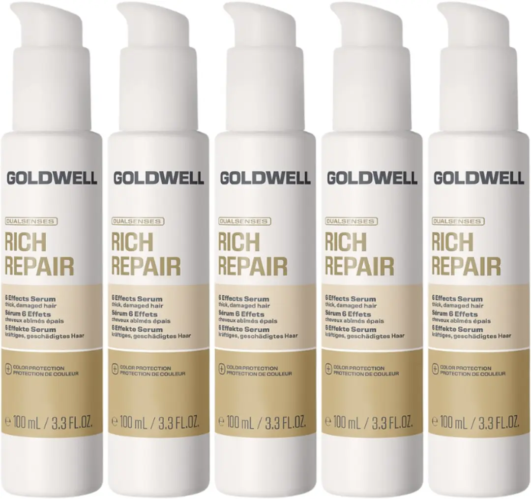 10x Goldwell Dualsenses Rich Repair 6 Effects Serum 100ml
