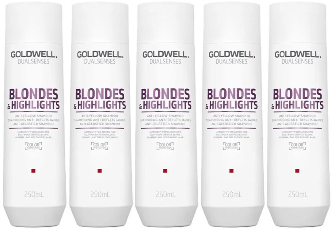 10x Goldwell Dualsenses Blondes & Highlights Anti-Yellow Shampoo 250ml