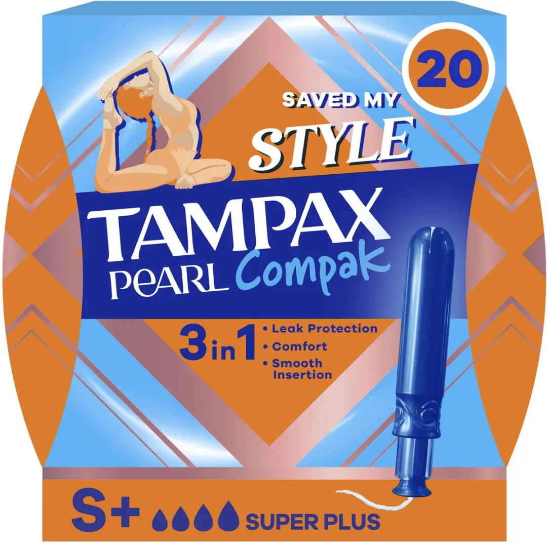Tampax Pearl Compak Super Plus Tampons