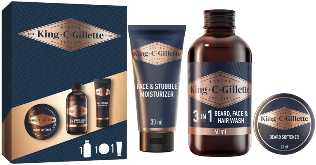 King C. Gillette King C Bartpflege Probierset