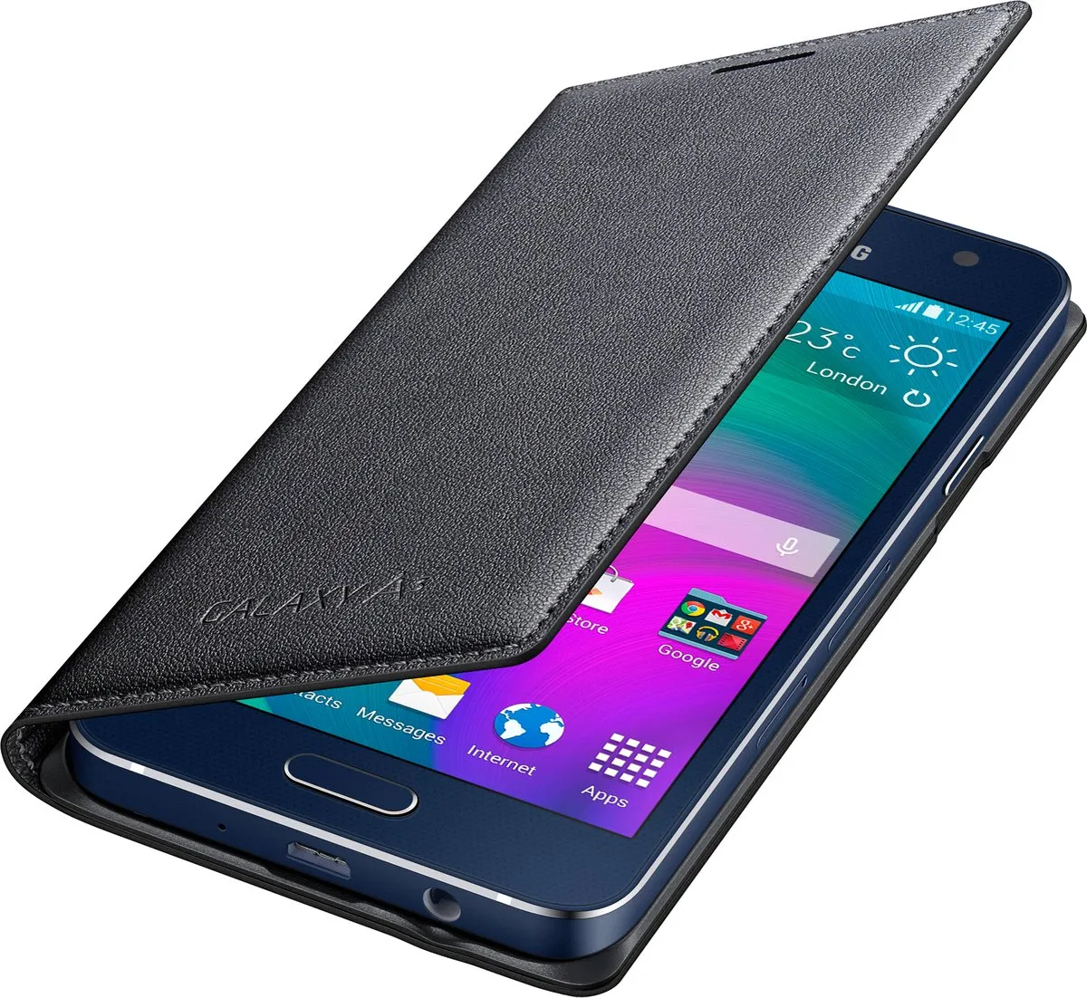 Samsung Flip Cover Wit - Galaxy A3 (2015)