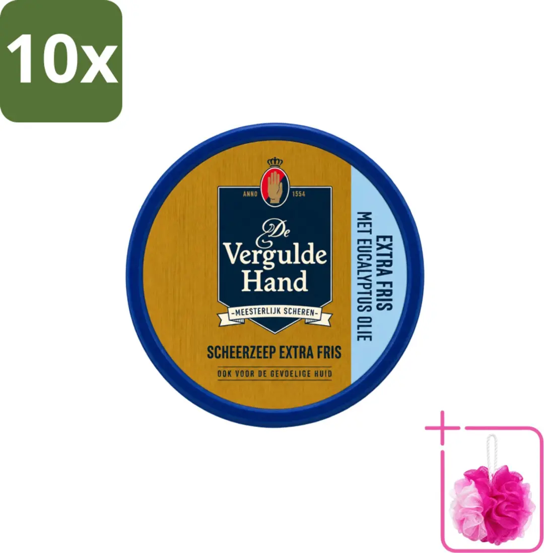 10 x Vergulde Hand