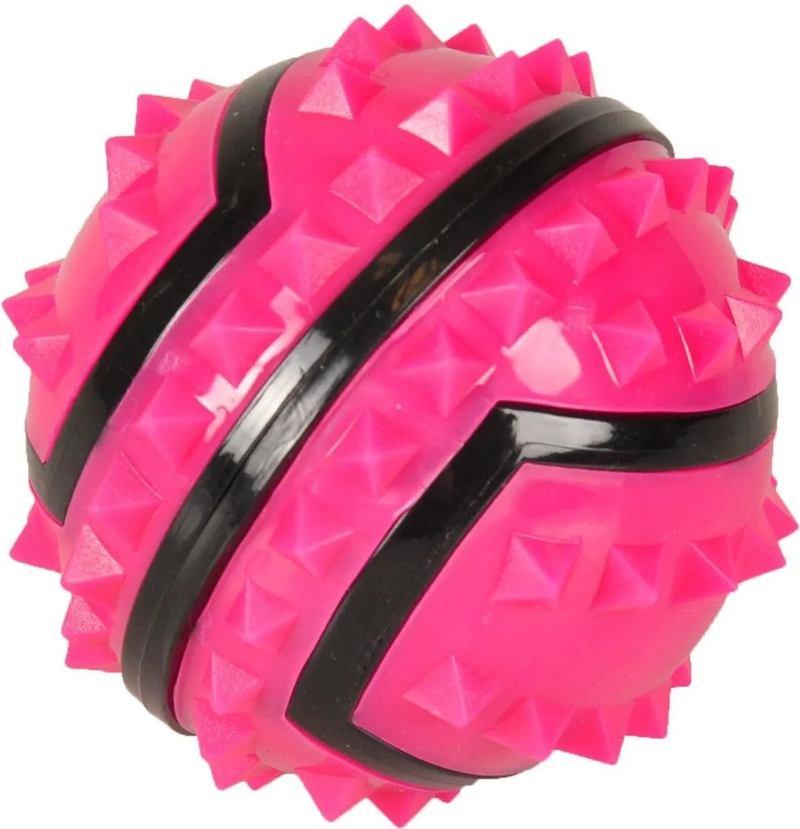 Flamingo Spiky Ball Hondenspeelgoed 9.5cm Roze