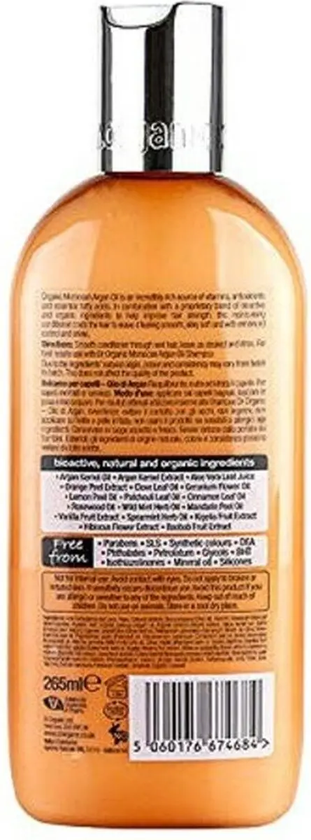Dr Organic Moroccan Argan Oil Conditioner 265ml - afbeelding 5 van 6