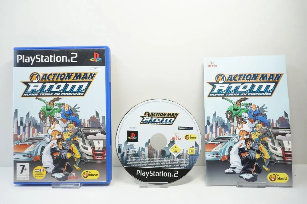 Sony PlayStation Action Man A.T.O.M. Alpha Teens On Machines PS2