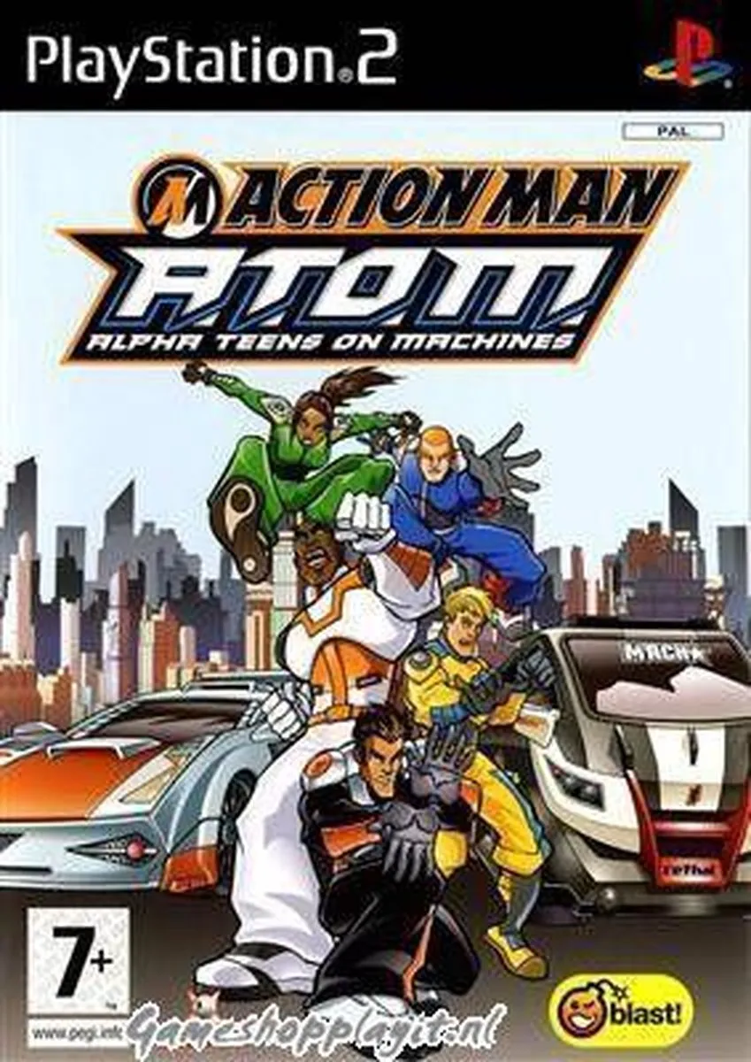 Sony PlayStation Action Man A.T.O.M. Alpha Teens On Machines PS2