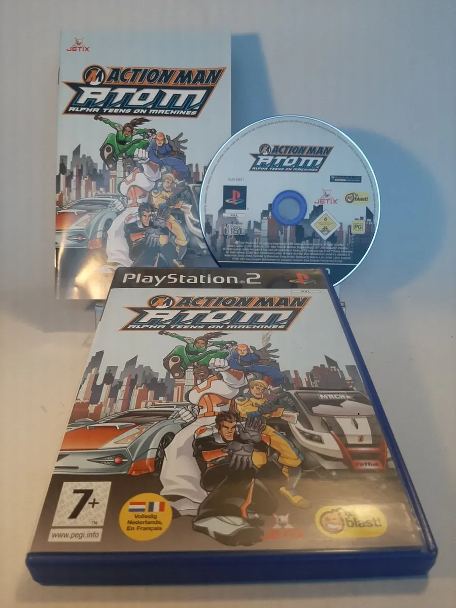 Sony PlayStation Action Man A.T.O.M. Alpha Teens On Machines PS2