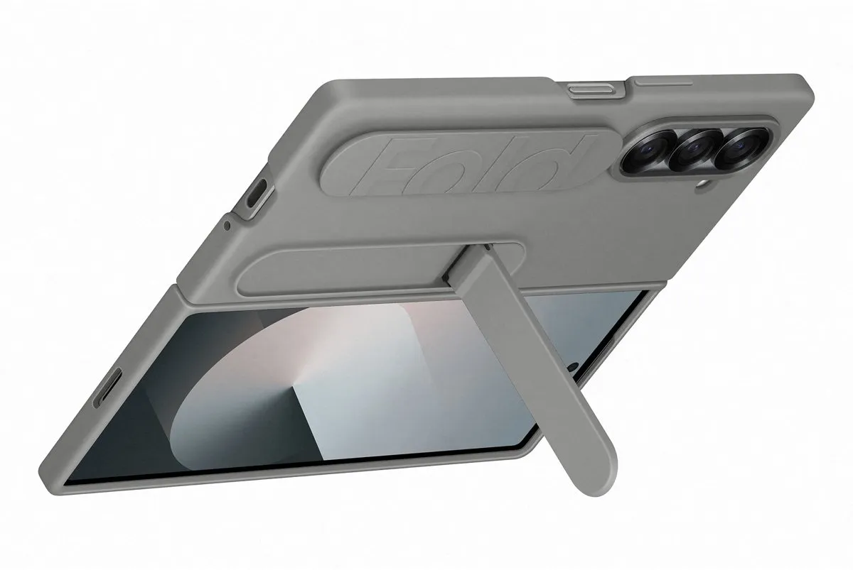 Samsung Galaxy Z Fold6 Silicone Hoesje - Grijs