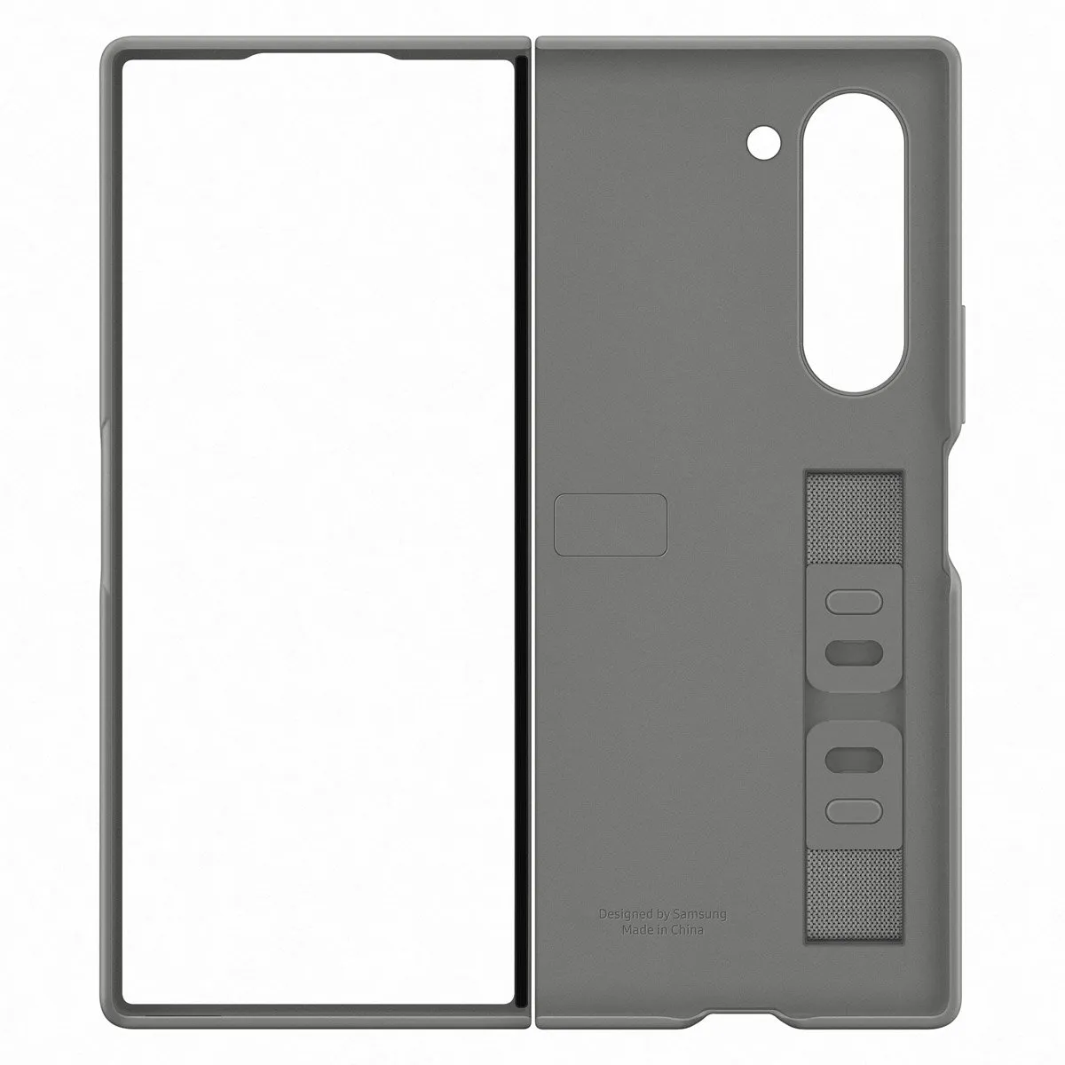 Samsung Galaxy Z Fold6 Silicone Hoesje - Grijs - afbeelding 6 van 6
