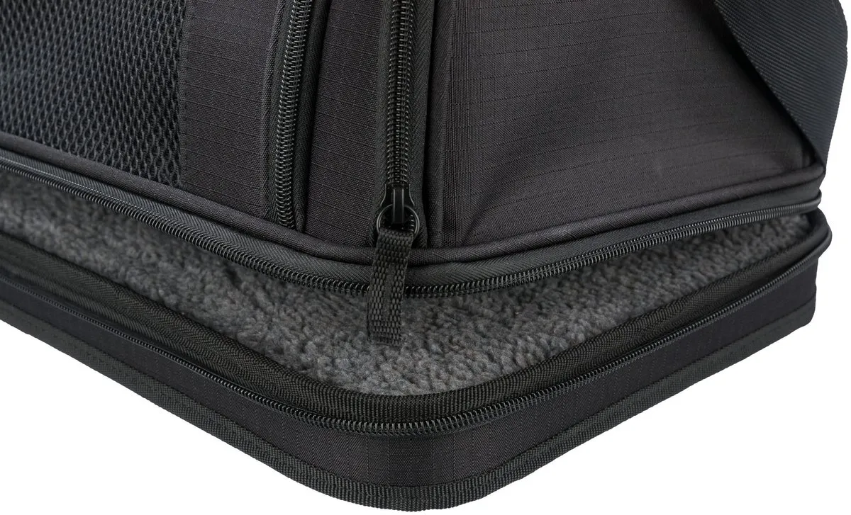 Trixie Vliegtuigtas Gate - Kat/Hond tot 7kg - 45x28x25cm - Zwart