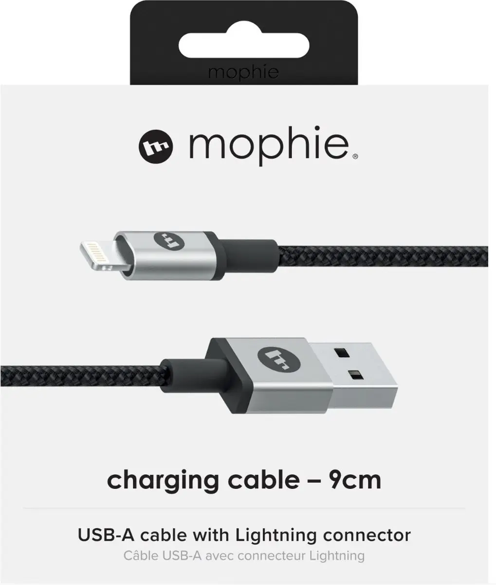 mophie USB-A to  Lightning 9CM