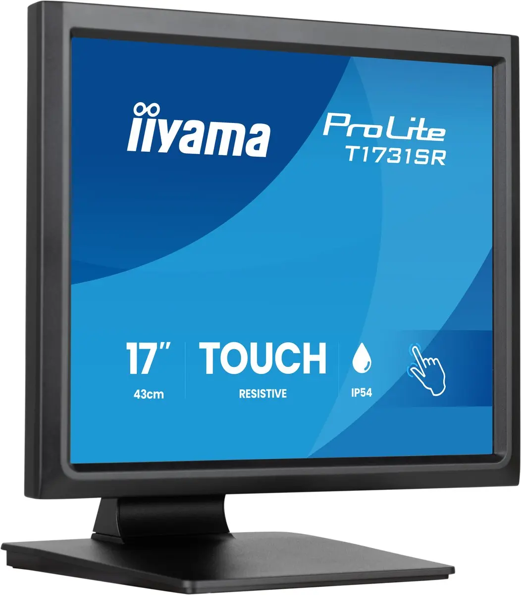 iiyama ProLite T1731SR-B2S Touchscreen Monitor - 17" Zwart - afbeelding 6 van 6
