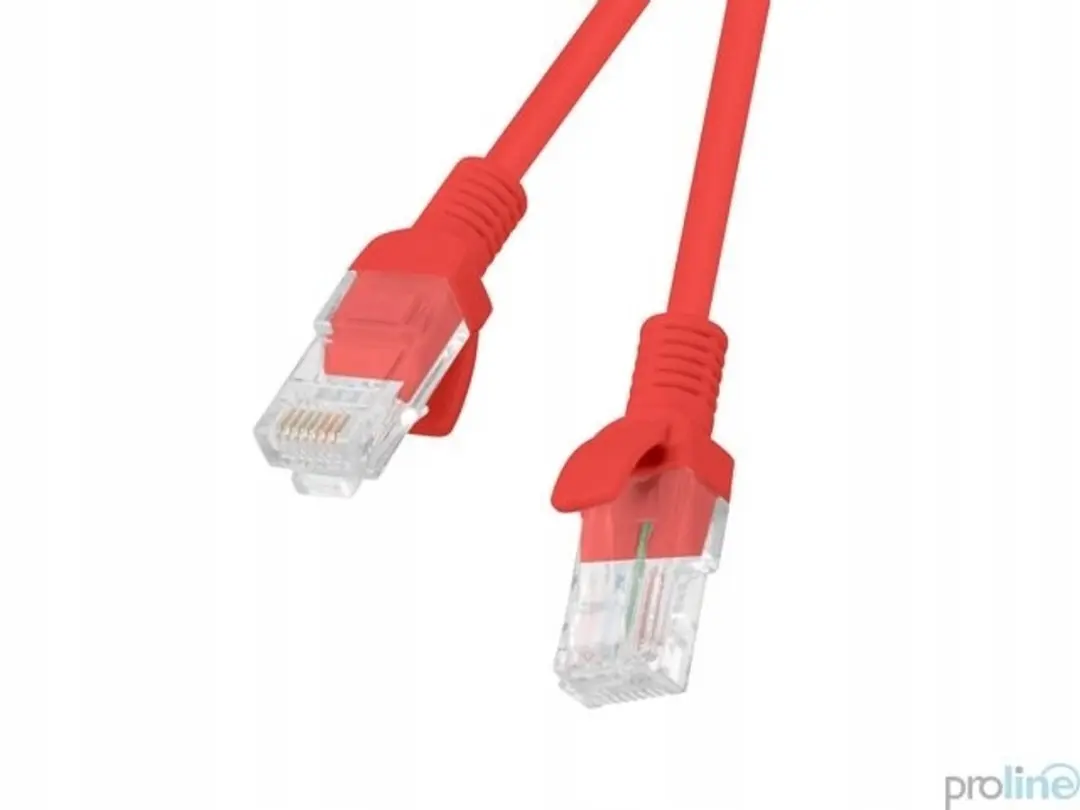 Lanberg Netwerkkabel Cat6 UTP 0,25m Rood PCU6-10CC-0025-R - afbeelding 4 van 6
